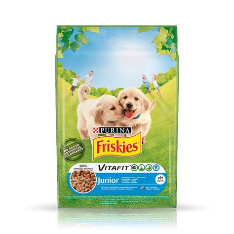 Karma Sucha Dla Psa PURINA Friskies Junior Kurczak Z Mlekiem I