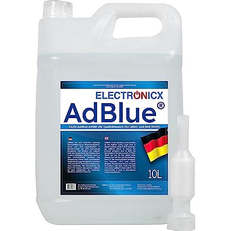 Hoyer AdBlue Hochreine SCR Harnstofflösung ISO 22241 10 Liter Amazon