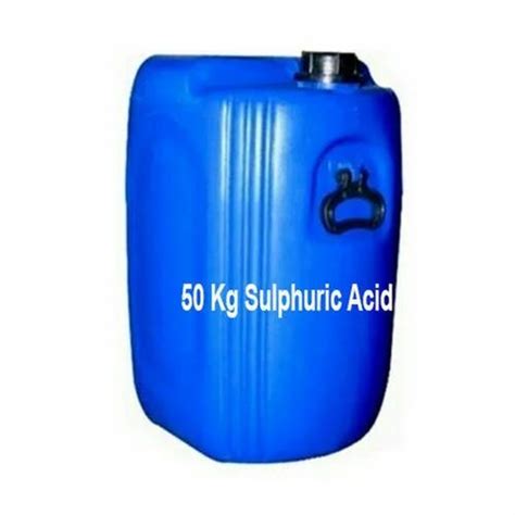 AR Grade 50kg Liquid Sulphuric Acid For Fertilizer Industry 99 At