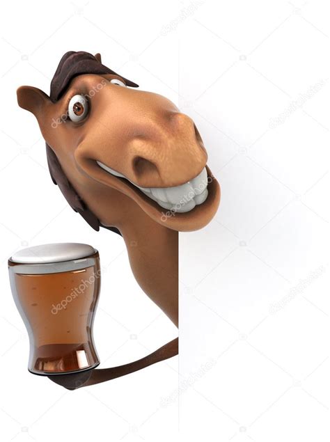 Horse Holding Beer Stock Photo By ©julos 126026202