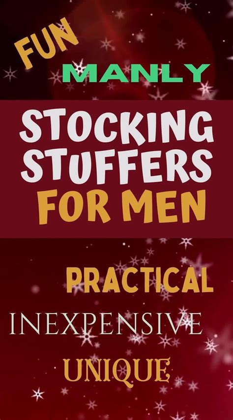 Stocking Stuffers For Men Lots Of Awesome Ideas In Various Categories