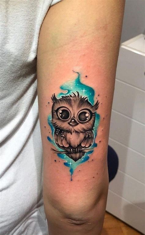 Awesome Owl Tattoo Design For All Time 09 Cute Owl Tattoo Baby Owl