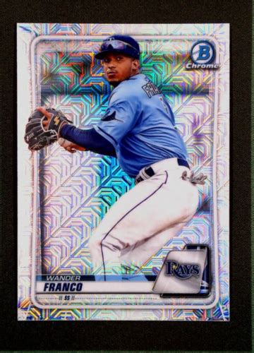 2020 Bowman Chrome Mega Box Mojo Refractor BCP 163 Wander Franco RC EBay