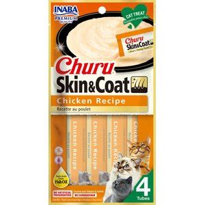 INABA Churu Hairball Control Chicken Recipe Creamy Puree Grain Free