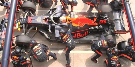 The Formula One Team Red Bull Set a Pit Stop Record of 1.82 Seconds