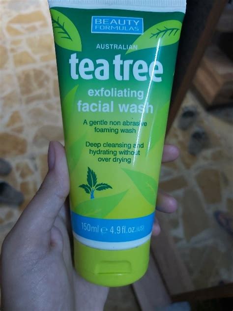 Beauty Formulas Tea Tree Exfoliating Facial Wash Inci Beauty