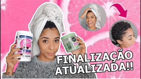 Como Finalizar Cabelo Crespo Curto Mostrei A Minha Finaliza O