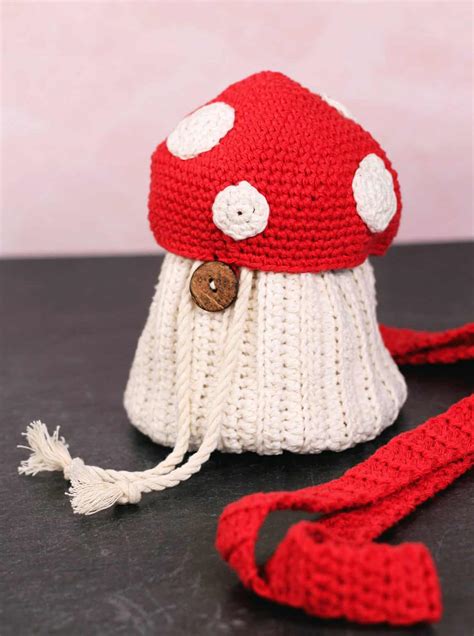 Free Crochet Mushroom Bag Pattern