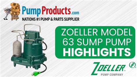 Zoeller Model 63 Sump Pump Product Highlight - YouTube