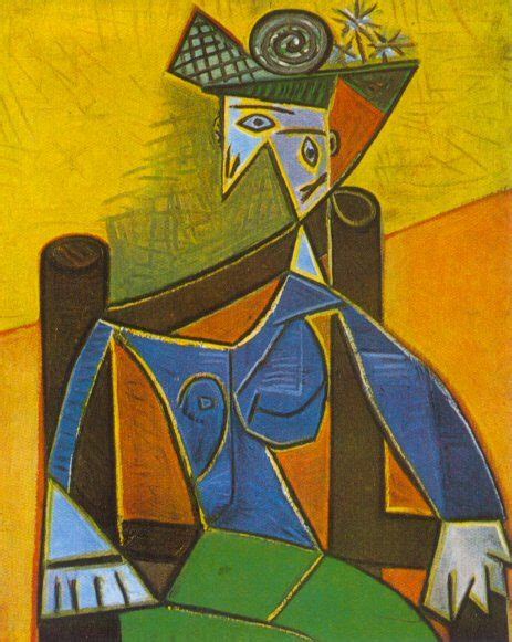 Femme Assise Dans Un Fauteuil Pablo Picasso Period