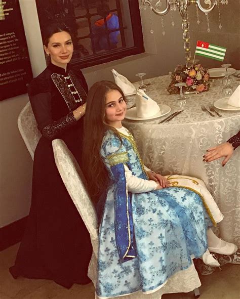 Beautiful Abkhaz Abaza Girl And Woman Abkhazian Flag Reception In TR