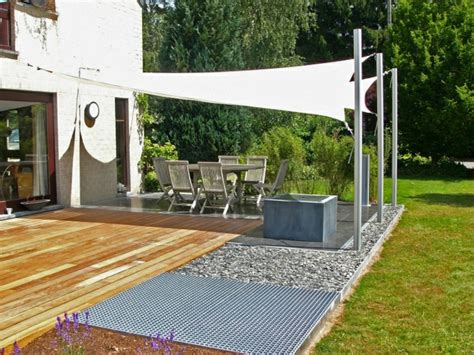 Sonnensegel Terrasse kreative Ideen für eine moderne Überdachung