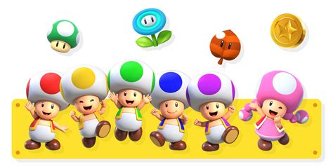 File Mns Toads Artwork Png Super Mario Wiki The Mario Encyclopedia