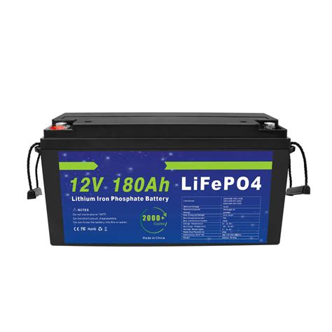 LiFePO4 Litiozko Bateria 12V 180Ah Bizikleta Elektrikoetarako Eguzki