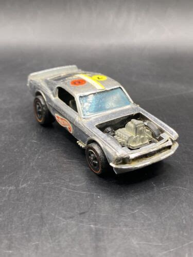 Hot Wheels Redline Mustang Boss Hoss Chrome Hong Kong Vintage Collectible Toy EBay