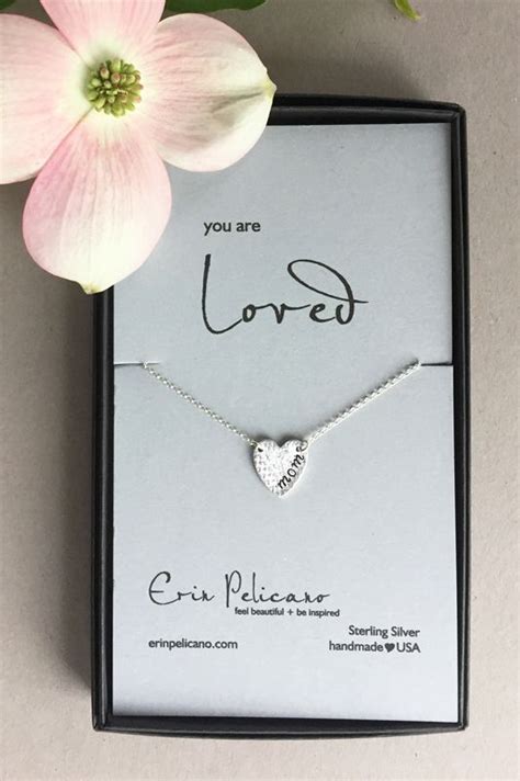 Personalized Heart Necklace | Fine Artisan Jewelry by Erin Pelicano ...