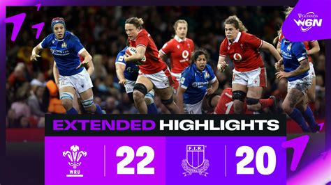 Extended Highlights Guinness Womens Six Nations Wales V Italy