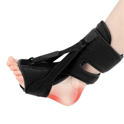 Plantar Fasciitis Night Splint With Memory Foam Pad Adjustable Straps