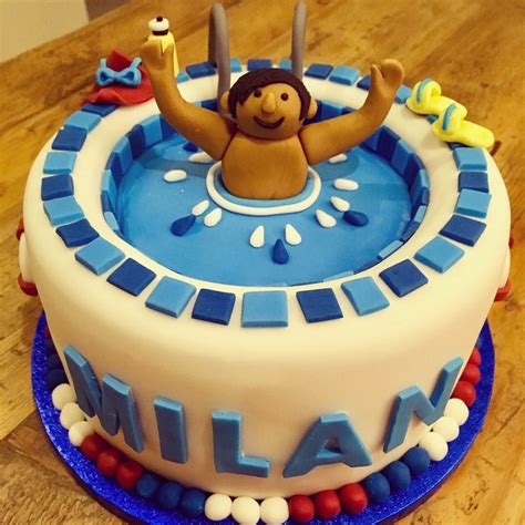 Swimming Pool Birthday Cake Pool Birthday Cakes Pool Party Cakes Pool Birthday