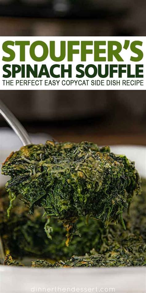 Stouffer S Spinach Soufflé Recipe For Holidays And Weeknight Meals