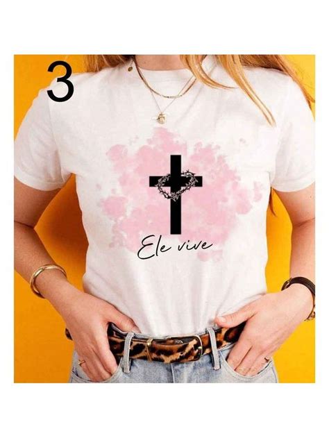 T shirt blusa camiseta Cristã Cristo Jesus T Shirt Feminina Yeshua