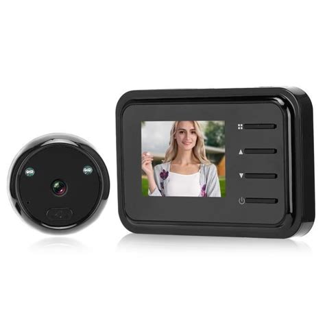 Ej Life Visionneuse D Oeil De Porte Led Cam Ra Num Rique Lcd Vision