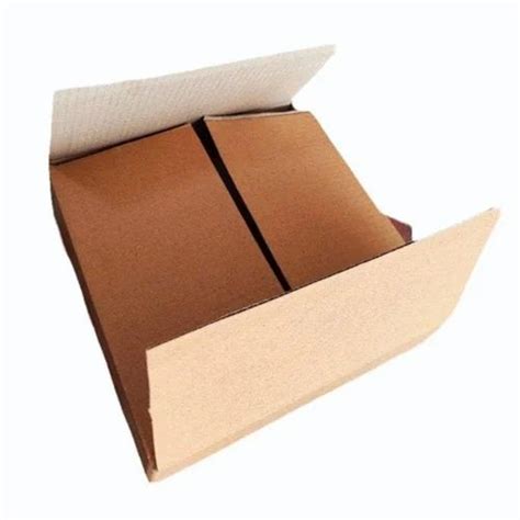 Ply Brown Plain Corrugated Packaging Box At Rs Piece Ply