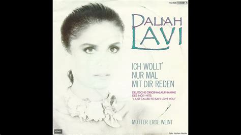 Daliah Lavi Ich Wollt Nur Mal Mit Dir Reden Youtube