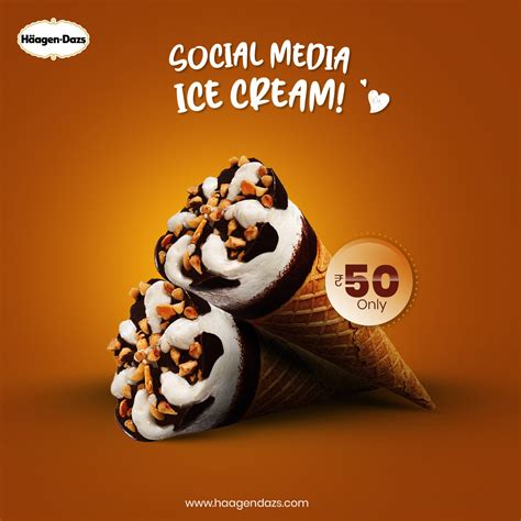 Social Media Ice Cream Flyer Design On Behance