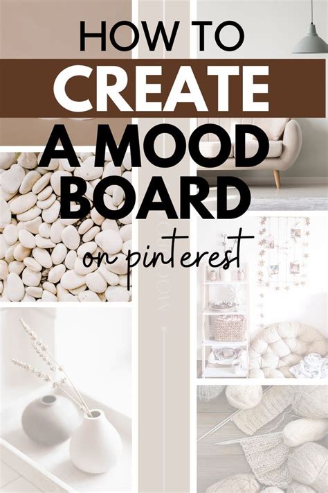 How To Create A Mood Board On Pinterest Mood Board Design Kitchen