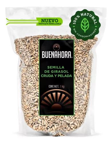 Semilla De Girasol Pelada Natural Cruda 1 Kg Calidad Premium MercadoLibre