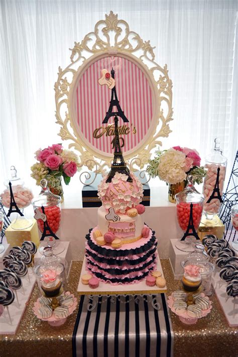 French Parisian Birthday Party Ideas Photo 1 Of 16 Catch My Party