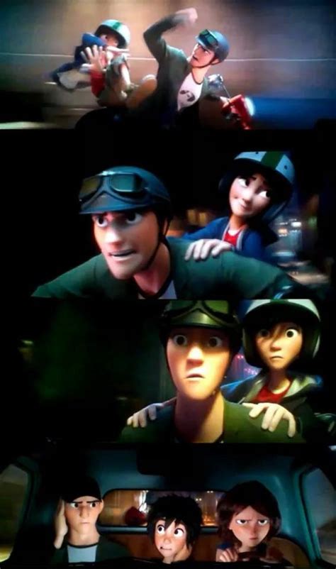 Hamada Brothers In The First One It Looks Like Tadashi Is Punching