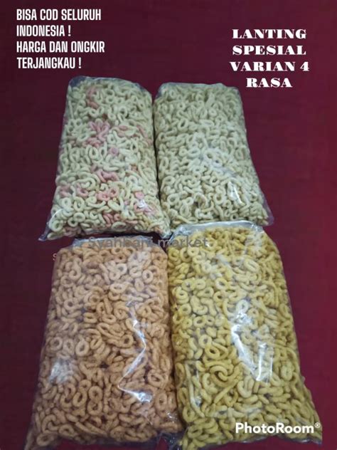 1 KG LANTING SPESIAL VARIAN 4 RASA LANTING KHAS KEBUMEN KLANTING RASA