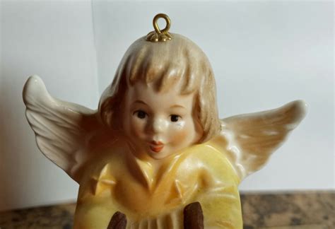 Goebel Angel Bell Yellow Fourth Ed Annual Christmas Tree Etsy