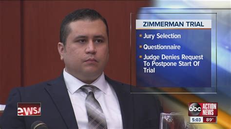 Day 1 Of Jury Selection In Zimmerman Trial Youtube