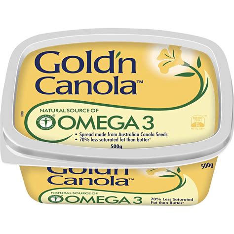 Goldn Canola Margarine 500g Woolworths