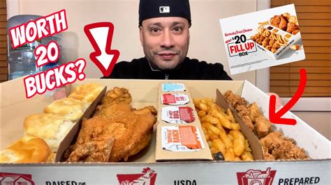 KFC 20 Fill Up Box Food Review Fastfood YouTube