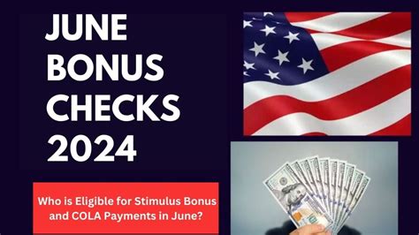 June Bonus Checks 2024 Who Is Eligible For Stimulus MPSCBOOK