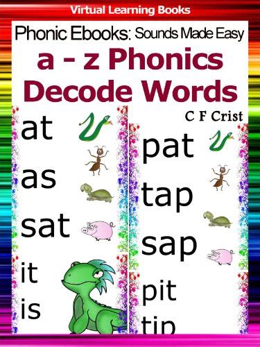 Phonic Flash Cards A Z Decode Read Words Phonic Ebooks Sounds