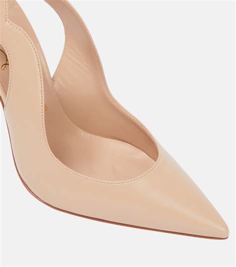 Escarpins Nudes Hot Chick En Cuir En Neutre Christian Louboutin Mytheresa