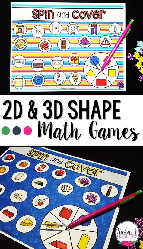 Stunning 3d Shape Games Printable Math Playground Kindergarten