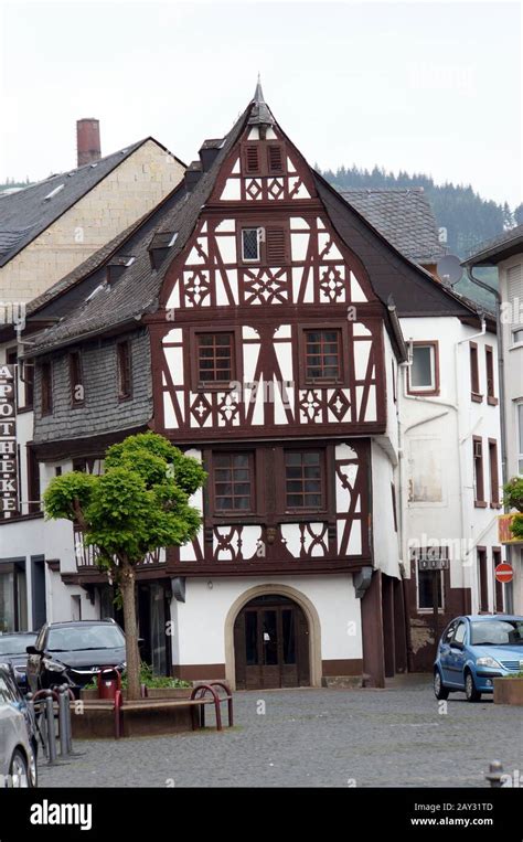 historical half-timbered house Stock Photo - Alamy