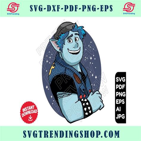 Onward Svg Barley Lightfoot Vector File Disney Svg Pixar Svg Digital Download2951491