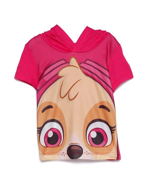 Riachuelo Camiseta Infantil Interative Skye Patrulha Canina Rosa Tam