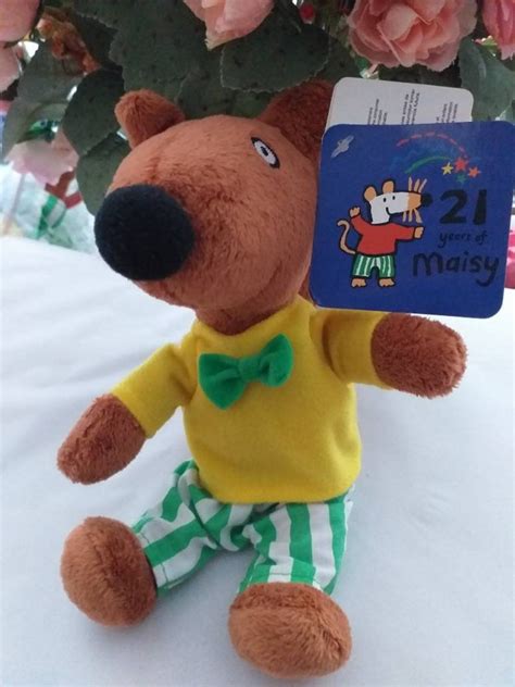 Maisy Mouse Soft Toys Charlie And Cyril And Lovely Maisy Etsy