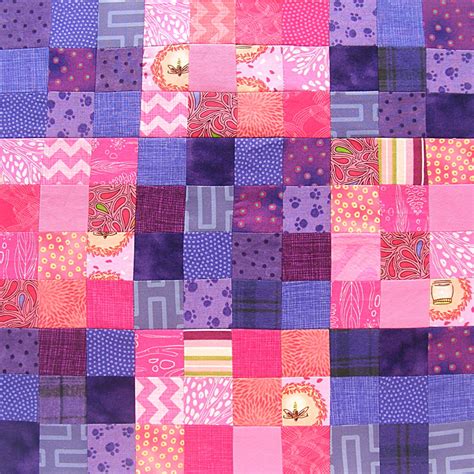 Block 10 in the Controlled Chaos Scrappy Quilt-Along - Shiny Happy World