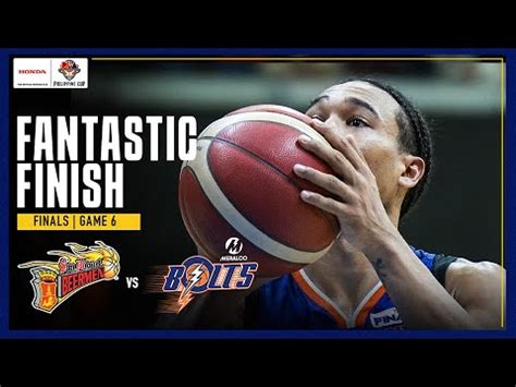 Meralcos FANTASTIC GAME 6 FINISH Vs San Miguel PBA SEASON 48