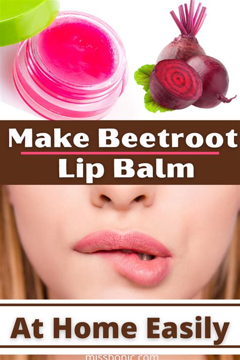 Make Beetroot Lip Balm At Home Easily Lip Balm The Balm Easy Lip