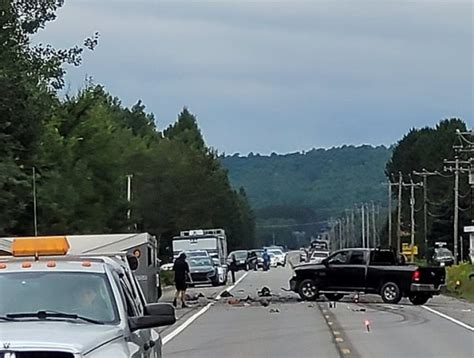 Rivière Rouge La 117 complètement fermée suite à un accident L info